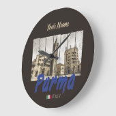 Parma Emilia-Romagna Italië  Souvenir Grote Klok (Hoek)