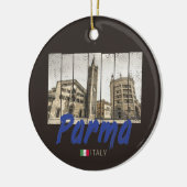 Parma Emilia-Romagna Italië  Souvenir Keramisch Ornament (Links)