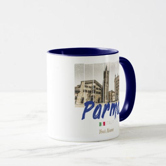 Parma Emilia-Romagna Italië  Souvenir Mok (Voorkant rechts)