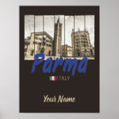 Parma Emilia-Romagna Italië  Souvenir Poster (Voorkant)