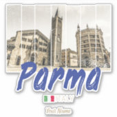 Parma Emilia-Romagna Italië  Souvenir Sticker (Voorkant)