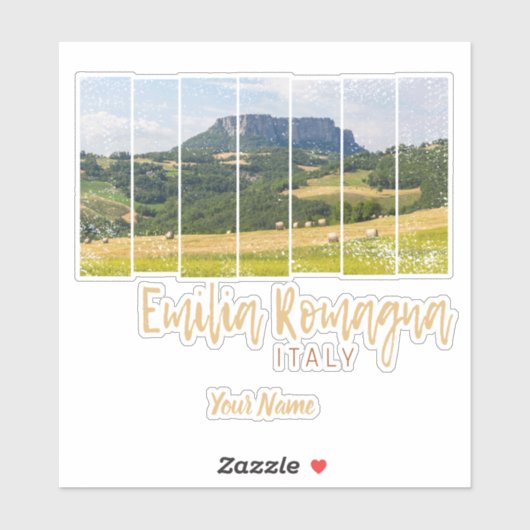 Parma Emilia-Romagna Italië  Souvenir Sticker (Vel)