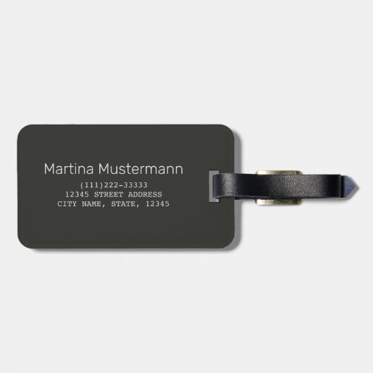 Parma Emilia Romagna Piazza Del Duomo Italië Bagagelabel (Achterkant horizontaal)