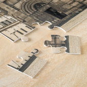 Parma Emilia Romagna Piazza Del Duomo Italië Legpuzzel (Zijkant)