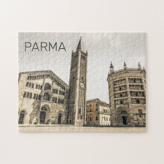 Parma Emilia Romagna Piazza Del Duomo Italië Legpuzzel (Horizontaal)
