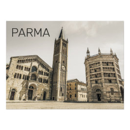 Parma Emilia Romagna Piazza Del Duomo Italië Perfect Poster