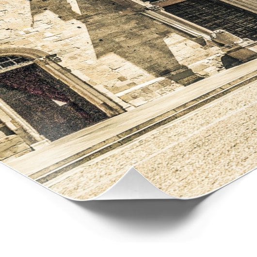 Parma Emilia Romagna Piazza Del Duomo Italië Perfect Poster (Hoek)