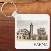 Parma Emilia Romagna Piazza Del Duomo Italië Sleutelhanger (Voorkant)