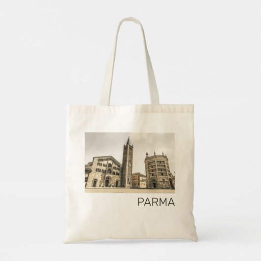 Parma Emilia Romagna Piazza Del Duomo Italië Tote Bag (Achterkant)