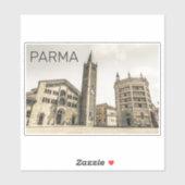 Parma Emilia Romagna Piazza Duomo Italië Sticker (Vel)