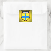 Parma Flag Vierkante Sticker (Tas)