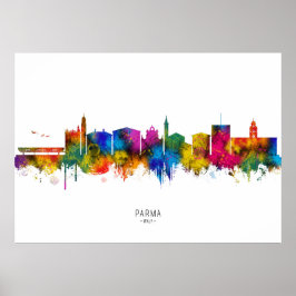 Parma Italië Skyline Poster