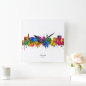 Parma Italië Skyline Vierkante Klok (Huis)