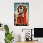 Parma, Italië Vintage Travel Poster (Thuiskantoor)