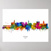 Parma Italy Skyline Poster (Voorkant)