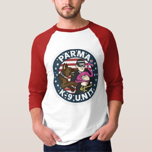 Parma K9 flamingo VS T-shirt (Voorkant)