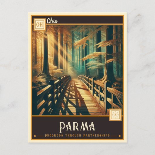 Parma, Ohio | Briefkaart (Voorkant)