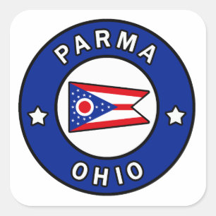 Parma Ohio Vierkante Sticker
