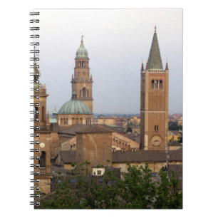 Parma stadscentrum; Battistero kerk aan de Notitieboek