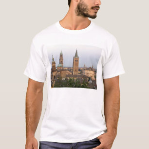 Parma stadscentrum; Battistero kerk aan de T-shirt