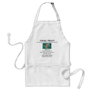 "Parmachene Belle Natte Valle forel" Apron Standaard Schort