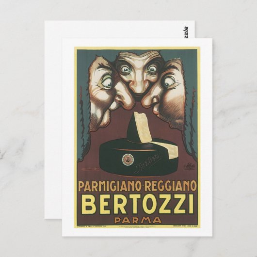 Parmagiana Reggiano Bertozzi Parma Ad Briefkaart (Voorkant / Achterkant)