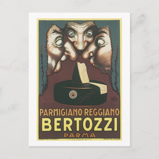 Parmagiana Reggiano Bertozzi Parma Ad Briefkaart (Voorkant)