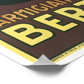 Parmagiana Reggiano Bertozzi Parma Ad Poster (Hoek)