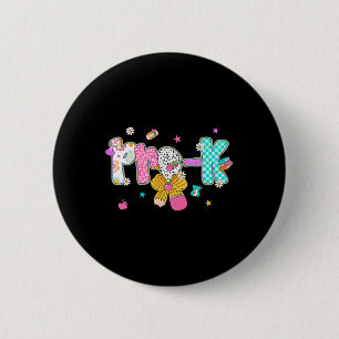 Parmantig terug naar school Pre-k Schattige Coquet Ronde Button 5,7 Cm