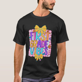 Parmantige Eerste Klas Sfeer Terug naar School Eer T-shirt