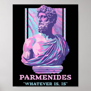 Parmenides Stoïcijnse Filosofie Y2k Esthetische Re Poster