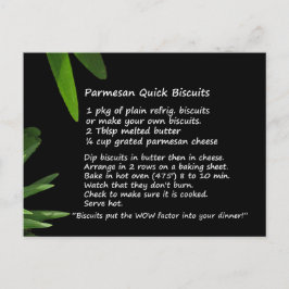 Parmesan Quick Biscuits Recipe Briefkaart