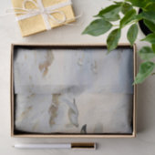 Parmigan in winterverenkleed, vliegend over de sne tissuepapier (Geschenk)