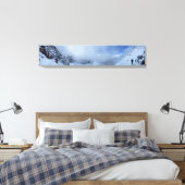 Parmigan Pass Noord - Glacier National Park Canvas Afdruk (Insitu (Slaapkamer))