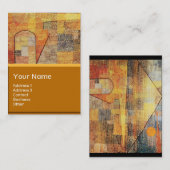 PARNASSUS/ABSTRACT VISITEKAARTJE (Voorkant / Achterkant)