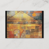 PARNASSUS / ABSTRACT, zwart Visitekaartje (Achterkant)