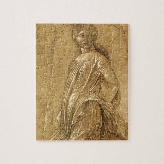 Parnassus, Dansende Muse van Andrea Mantegna Legpuzzel (Verticaal)