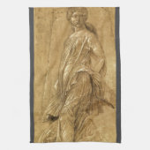 Parnassus, Dansende Muse van Andrea Mantegna Theedoek (Verticaal)