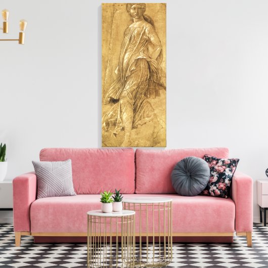 Parnassus, Dansende Muze door Andrea Mantegna Canvas Afdruk (Insitu (Woonkamer))