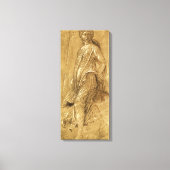 Parnassus, Dansende Muze door Andrea Mantegna Canvas Afdruk (Voorkant)