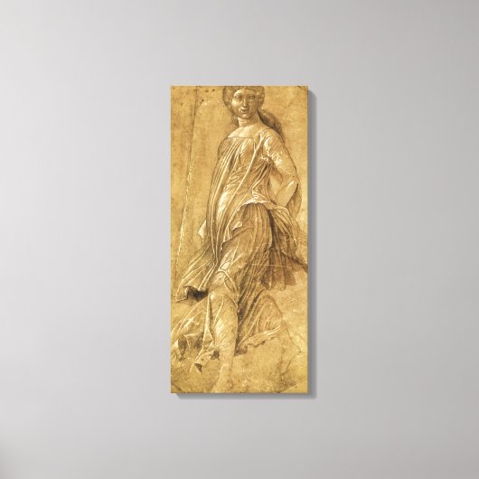 Parnassus, Dansende Muze door Andrea Mantegna Canvas Afdruk (Voorkant)