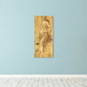 Parnassus, Dansende Muze door Andrea Mantegna Canvas Afdruk (Insitu (Houten vloer))