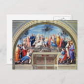 Parnassus en de Disputa van de Stanza della S Briefkaart (Voorkant / Achterkant)