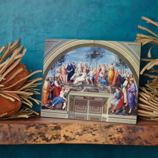 Parnassus en de Disputa van de Stanza della S Fotoplaat (Zijkant)