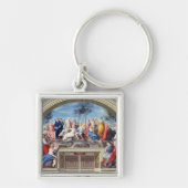 Parnassus en de Disputa van de Stanza della S Sleutelhanger (Voorkant)