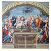 Parnassus en de Disputa van de Stanza della S Tegeltje (Voorkant)