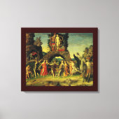 Parnassus, Mars en Venus door Andrea Mantegna Canvas Afdruk (Voorkant)