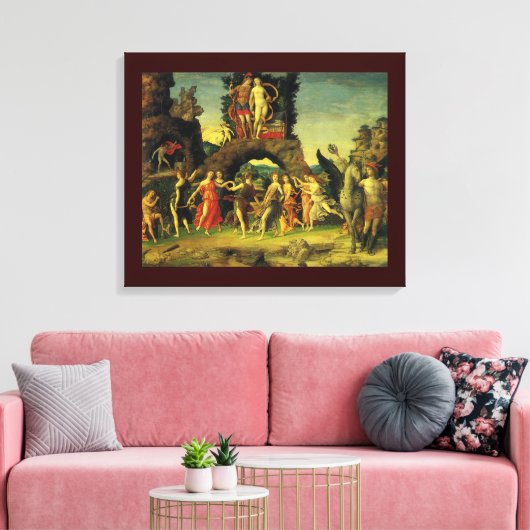 Parnassus, Mars en Venus door Andrea Mantegna Canvas Afdruk (Insitu (Woonkamer))