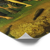 Parnassus, Mars en Venus door Andrea Mantegna Poster (Hoek)