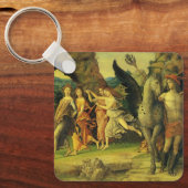 Parnassus, Mars en Venus van Andrea Mantegna Sleutelhanger (Voorkant)